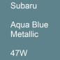 Preview: Subaru, Aqua Blue Metallic, 47W.